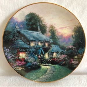 Thomas Kinkade Julianne’s Cottage Collectors Plate